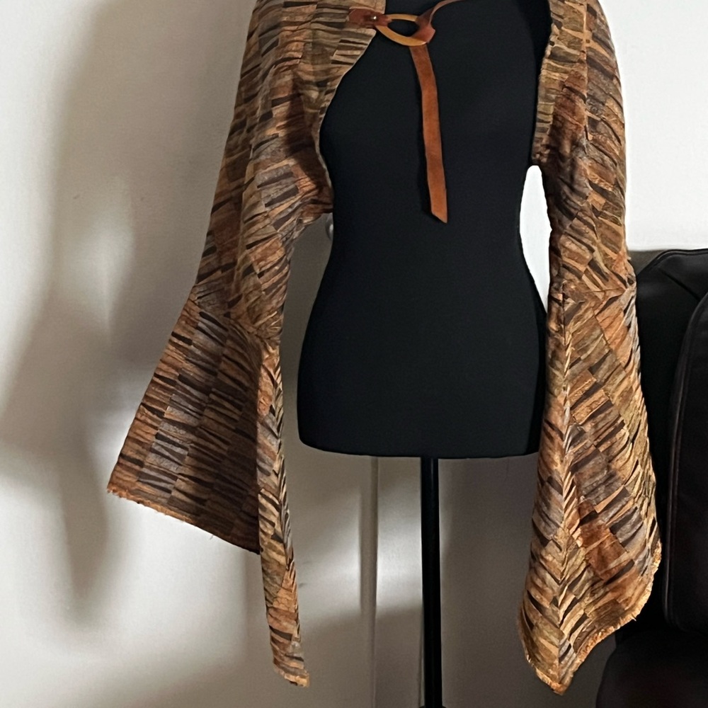 One of a kind tapestry shrug size small by Stef-n-Ty